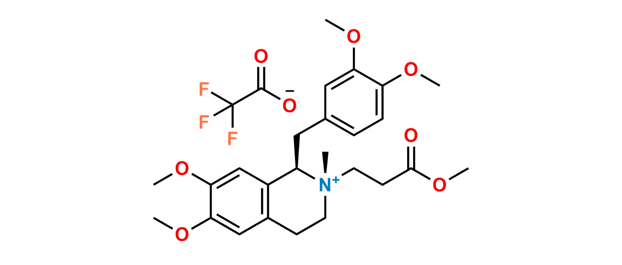 Trans Atracurium Quaternary methyl ester Trifluoroacetate salt
